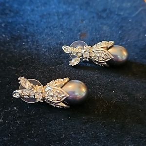 Nolan Miller Tahitian Pearl earrings